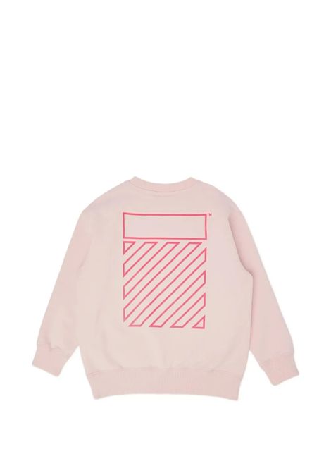 Felpa con logo OFF WHITE KIDS | OGBA001S26FLE005683